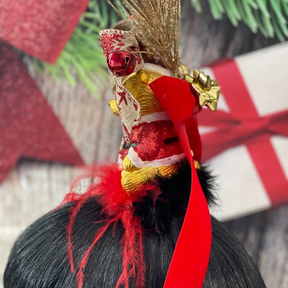 Christmas Teddy Bear Headband - Christmas Top hat| - Picture 12 of 16